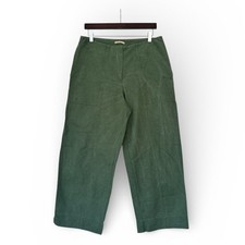 Garage Wide Leg Utility Pants Olive Green Size 10 Baggy Skater Y2K Gorpcore