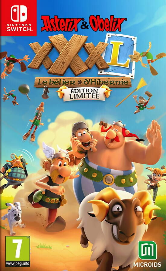 Astérix et Obélix XXXL Le Bélier d'Hibernie pour jouer à quatre sur la même télévision