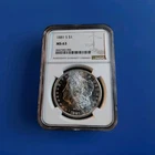 1881-S Morgan Silver Dollar NGC MS63