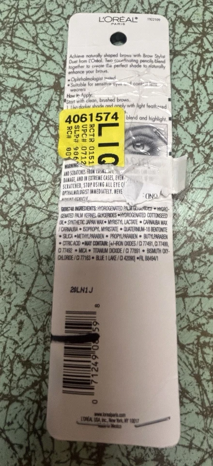 LOREAL BROW STYLIST DUET # 350 blonde  0.028 OZ EA - NEW - Image 3 of 3