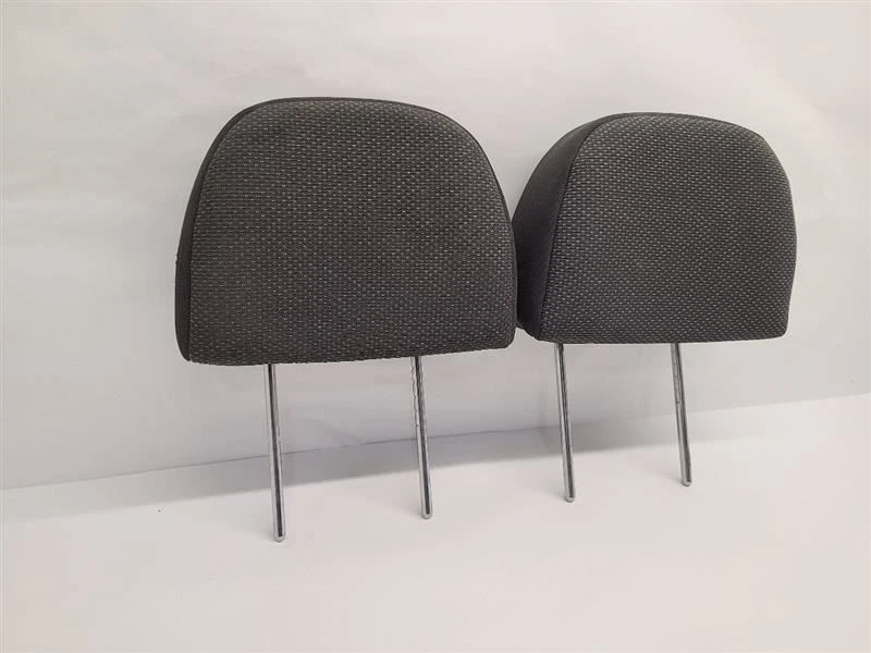 07-11 Juego de 2 reposacabezas delanteros CHEVROLET AVEO de tela negra diestro y derecho Foto 3 de 4