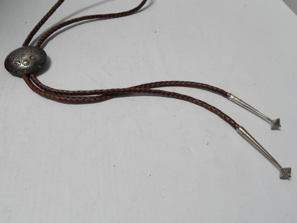 BOLO NAVAJO INDIO FRED HARVEY PLATA ESTERLINA DE COLECCIÓN - ¡REGALO COMO NUEVO! Foto 2 de 4