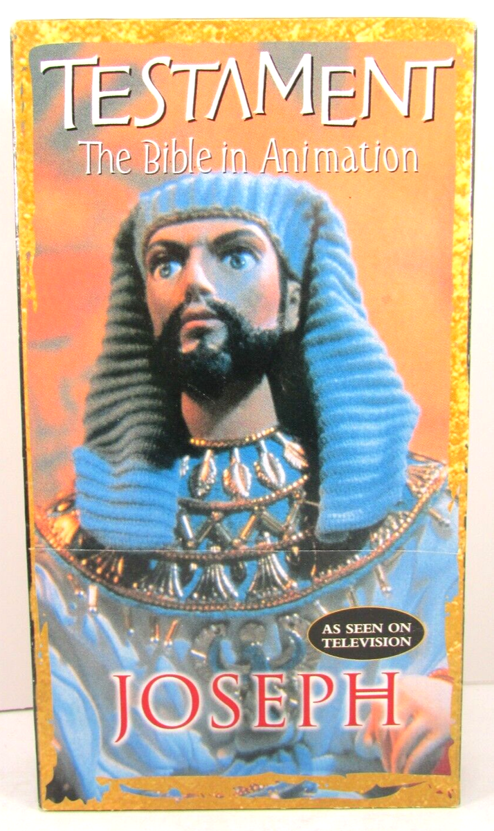 Testament: The Bible in Animation VHS Tapes 1998 Joseph Religion