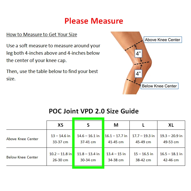 Protectores largos de rodilla y espinilla POC Joint VPD 2.0 para ciclismo de montaña (negro, pequeño) Foto 3 de 4
