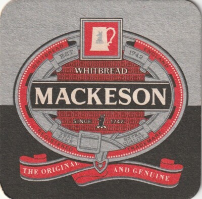BIERMATTE - MACKESON & CO - DAS ORIGINAL UND ORIGINAL - (Kat 311) - (1975)