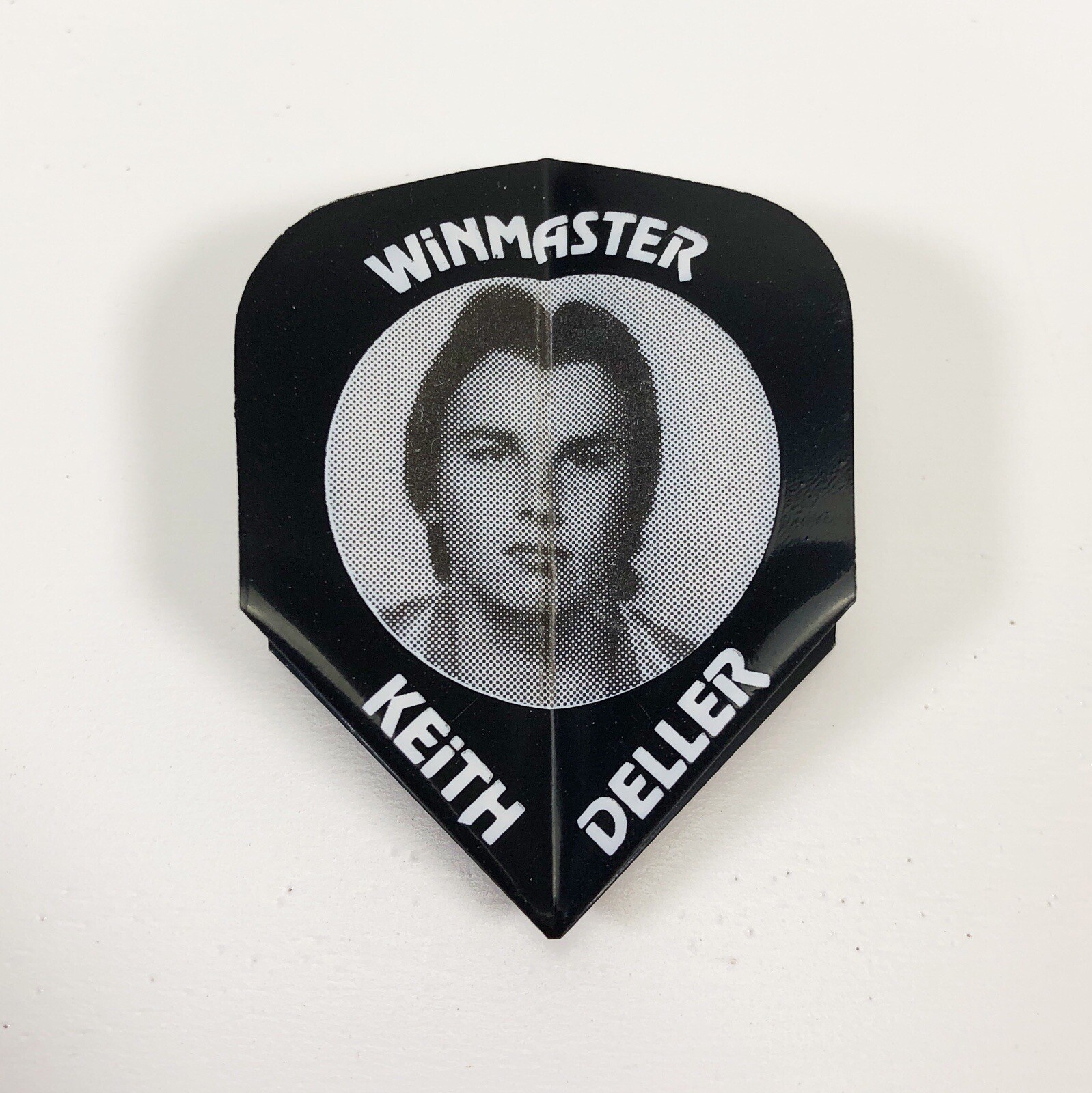 Set of 3 Winmaster KEITH DELLER Portrait Dart Flights Original 1983