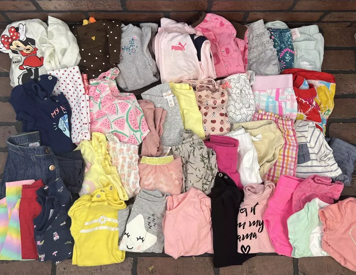 HUGE Lot Of Baby Girl Clothes 3 Months - 24 Months