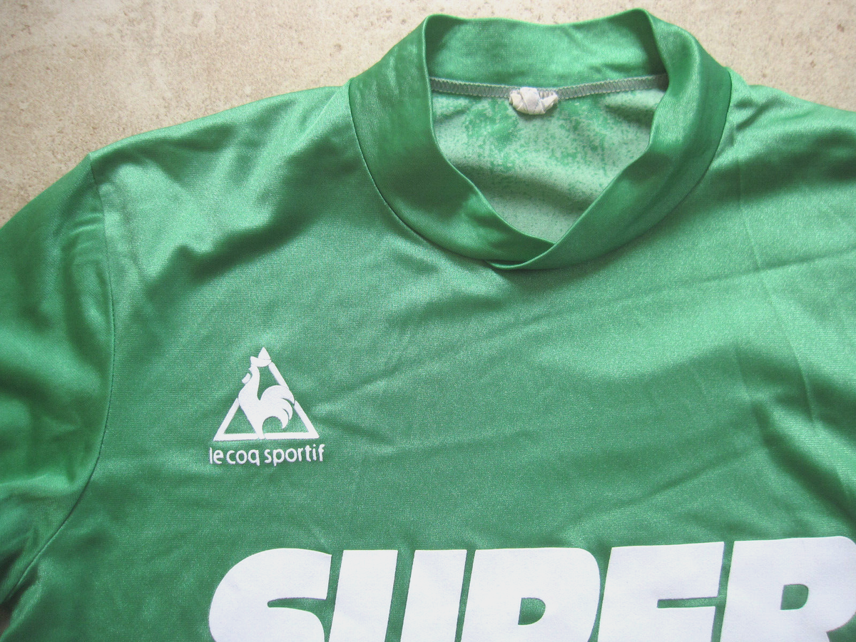 Maillot Vintage Le Coq Sportif AS St Etienne ASSE 1980/81 Super Télé