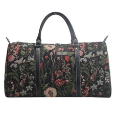 Signare Tapestry Floral Large Duffle Bag Overnight Bags Weekender