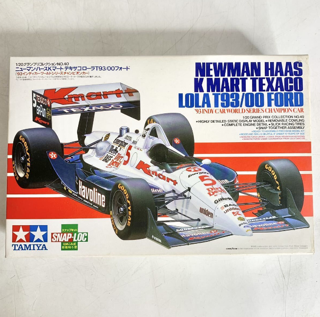 TAMIYA 1/20 Newman Haas K Mart Texaco Lola T93/00 Ford Plastic Model from japan