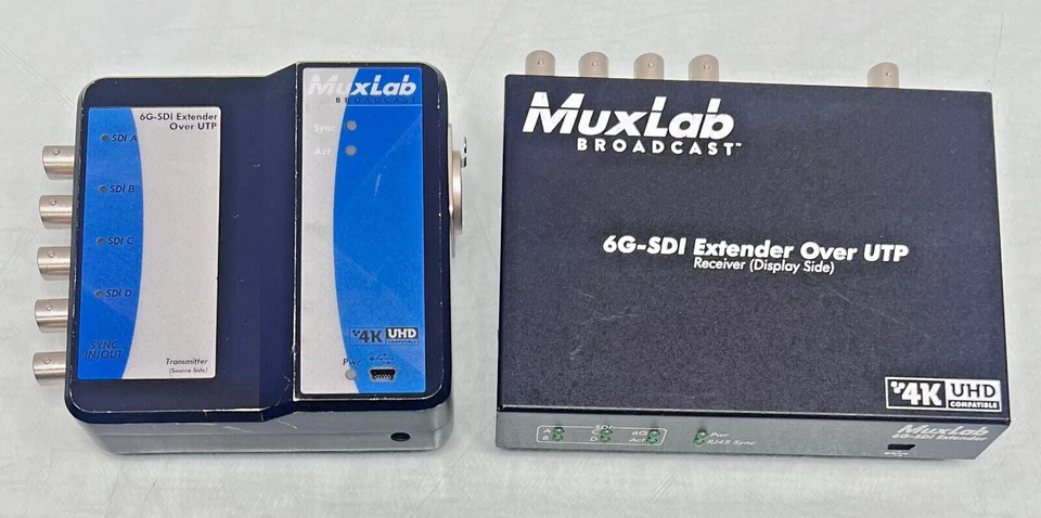 Muxlab 6G-SDI Extender Over UTP 6G-SDI Externder Over UTP Receiver Display Side - Image 2 of 4