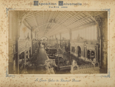 N.D., Frankreich, Paris, La Grande Galerie des Industries Diverse Albumauflage