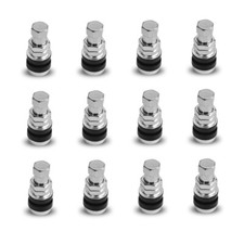 Set Of 12 Chrome Tr161 Tire Wheel Valve Stems Bolt Srews For Atvs Go-karts Set Of 12 Chrome Tr161 Tire Wheel Valve Stems Bolt Srews For Atvs Go-karts