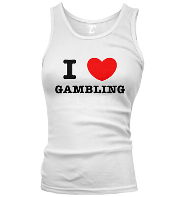 I Heart Gambling - Texas Hold 'Em Casino Slots Cards Juniors Tank Top