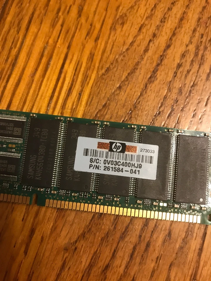 Samsung PC2100R-25330-MO M312L6420DT0-CB0Q0 512MB DDR GL2.5 Ships N 24h - Image 4 of 4