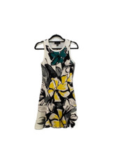 NWT KAREN KANE Womens Scuba Floral Flare Bottom Dress Size XS Office Career NEW