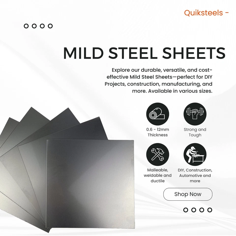 Steel Sheet Plate 1mm 1.2mm 1.5mm 2mm 3mm 4mm 5mm 6mm 8mm Mild Steel - Image 2 of 4