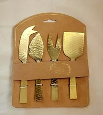 Artistic Accent Cheese Knives-Set Of 4 Are handforged NEW