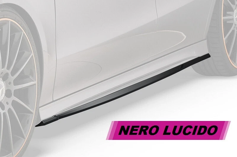 Minigonne Sportive Mercedes CLA 118 Shooting Brake CON AMG 2019-2023 Nero Lucido - Immagine 2 di 4