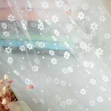 Mesh Lace Daisy Floral Fabric for Wedding Clothes Upholstery Sewing DIY