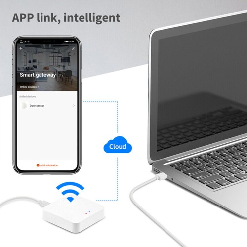 Tuya Zigbee 3.0 Gateway HUB Wireless Smart Home Bridge Smart Life Remote Control - Picture 9 of 10