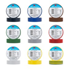 3M Temflex 1500/165 PVC Electrical Insulation Tape, 15mm X 10m | 19mm x 25m