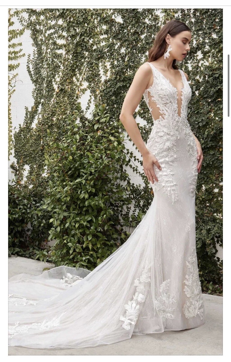 avery lace dress LACE WEDDING GOWN BY ANDREA & LEO COUTURE A1072W OFF White / 10