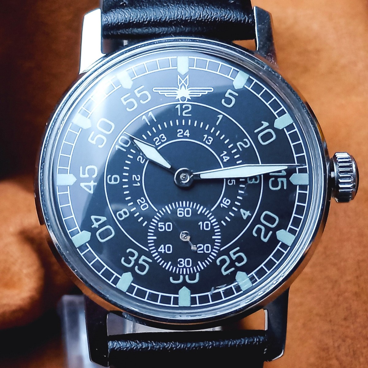 Soviet Watch Pobeda Pilot Vintage ZIM Aviator Mens Military