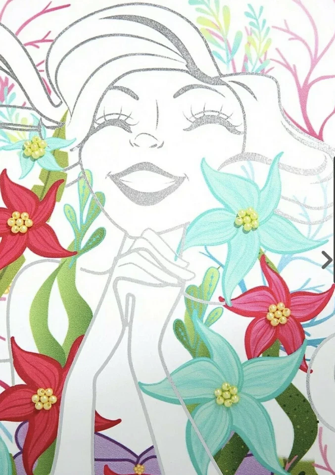 Bolso Cartera Floral Danielle Nicole Disney’s The Little Mermaid~Nuevo Foto 4 de 4