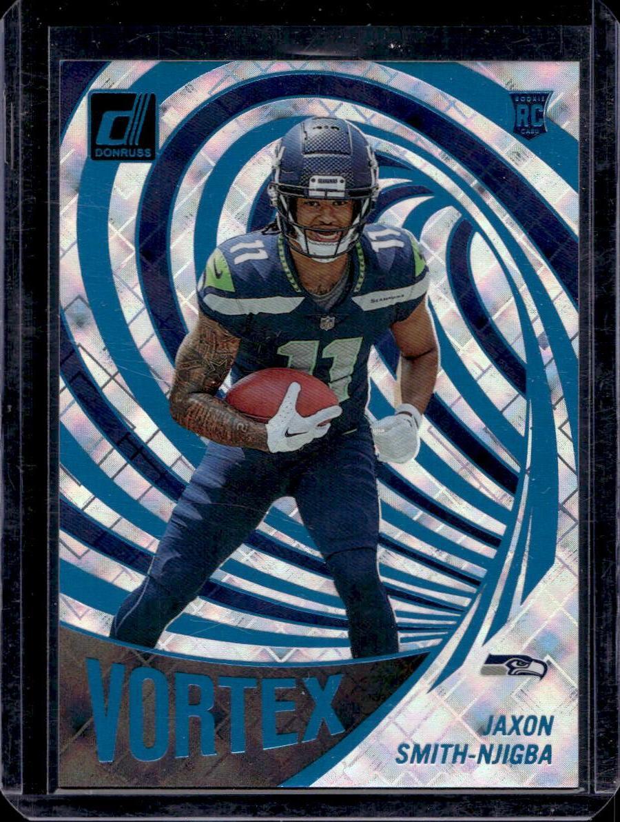 2023 Donruss #VOR-24 Jaxon Smith-Njigba Vortex Cosmic #/100