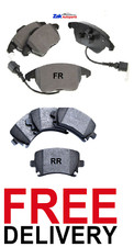 FOR VW PASSAT B6 (05-11) 1.6 1.8 1.9 TDi HIGHLINE FRONT & REAR BRAKE PADS SET 