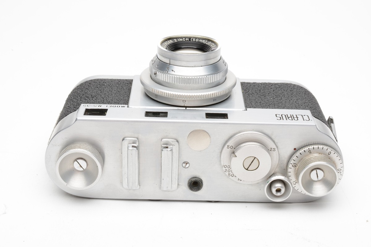 Clarus MS-35 35mm Camera w/Wollensak 50mm f2.8 lens, tested, works