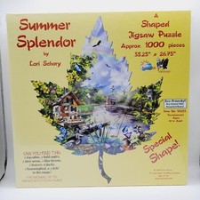 Sunsout Jigsaw Puzzle Summer Splendor 1000 Piece Lori Schory Made in USA NIB New