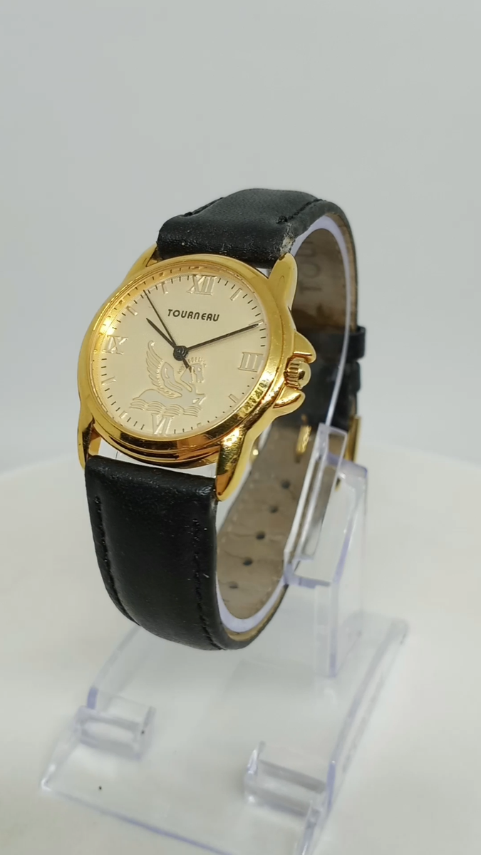 Tourneau Women's 30mm Gold Tone Pegasus Icon Limited Edition Tourneau Women's 30mm Gold Tone Pegasus Icon Limited Edition