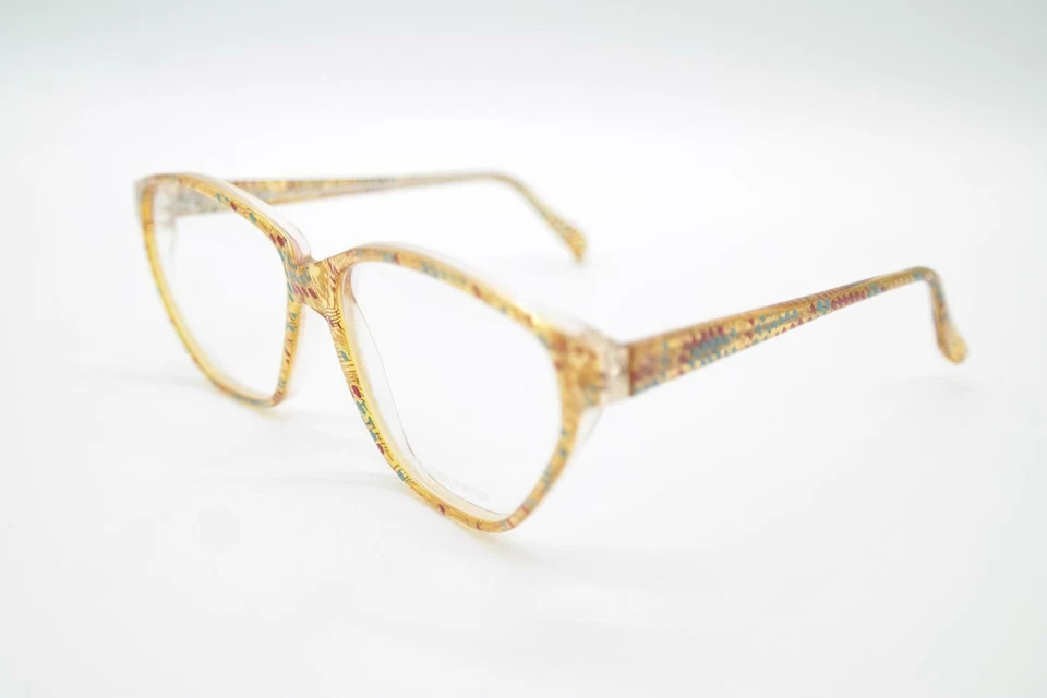 Gafas de sol angulares multicolores marco vintage Francois Pinton Passion 2 N. Foto 3 de 4