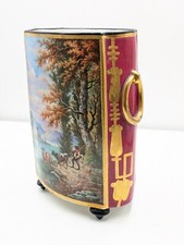 Antico Vaso decorativo in ceramica dipinto a Mano