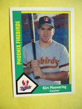 Kirt Manwaring - 1990 CMC Minors Baseball card #10 - Phoenix Firebirds - catcher