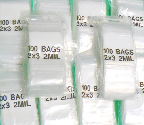 Sacchetti Poli Con Blocco Bianco 2x3 Pollici 2000 Sacchetti Trasparenti Con Blocco Bianco 2x3 Pollici - Spessore 2 Mil, Scrivibili Sacchetti Richiedibili Spessore 2 Mil - Foto 6