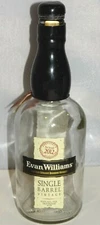 EVAN WILLIAMS Whiskey Single Barrel Bottle Empty 750 ml Bottle Straight