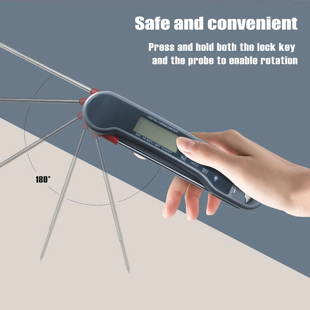 Meat Thermometer Digital Cooking Thermometer Instant Read Oven Thermometer Built