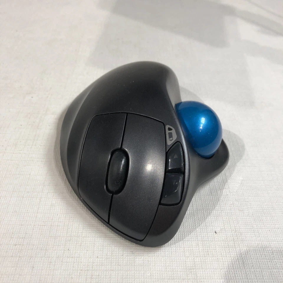 Logitech M570 Ergonomic Mouse, NO Dongle~ Tested Working Wireless Trackball - Image 3 of 4