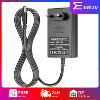 NEU 12V 5A AC zu DC Adapter Charger Stecker For Power Supply Cord EU Plug Für PC