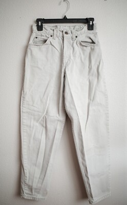 Vintage 80s Levi's 560 Student Jeans 27 X 30 USA Made White Faded