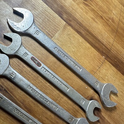 Vintage GEDORE Open End No. 6 Wrench Set 6mm-17mm 5pc