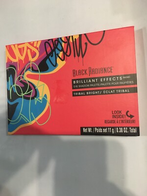 Nouveau Black Radiance Brilliant Effects Eye Shadow Palette Tribal Bright