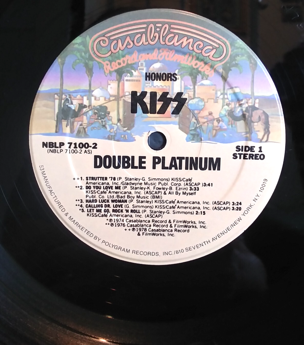 KISS DOUBLE PLATINUM LPレコード Kiss – Double Platinum – 2 x Vinyl (LP, Compilation, Stereo), 1978