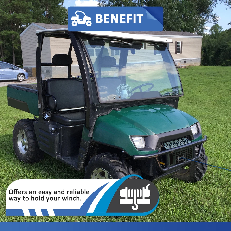 Placa de montaje de cabrestante para Polaris Ranger 425 500 700 TM 6x6 (tamaño completo) 2001-2009 Foto 4 de 4