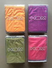 HOM PLUME MICRO BRIEF BIKINI PICK COLOR NEON ORANGE  GREEN  AUTHENTIC SIZE S US 