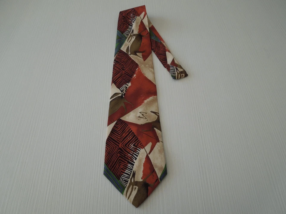 HUGO BOSS SILK TIE SETA CRAVATTA MADE IN ITALY 2037 - Imagen 2 de 4
