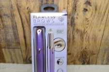 Finishing Touch Flawless Brows Eyebrow Hair Remover Electric Razor for Women wit